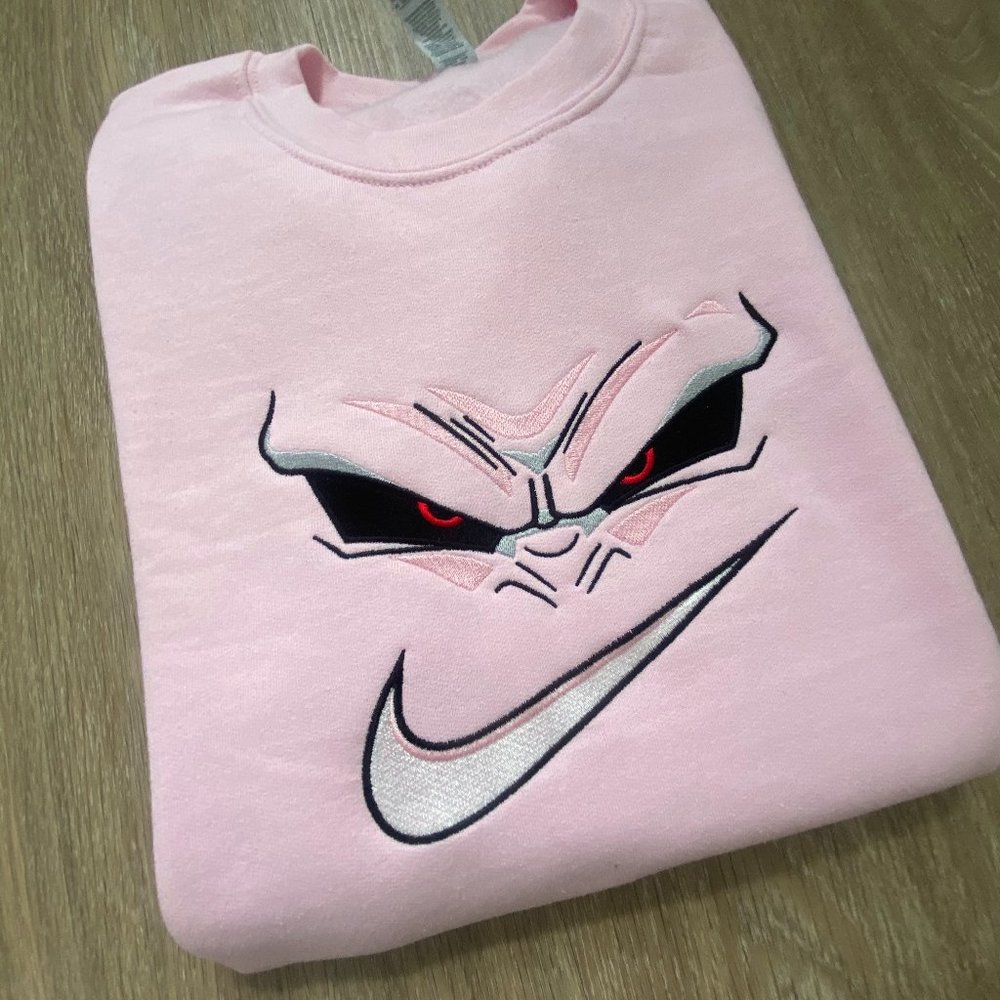 custom CREWNECK freezer DBZ majin buu